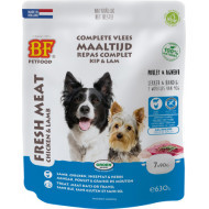 BF Petfood Vleesvoeding kip met lam hondenvoer (portieverpakkingen) 630 g