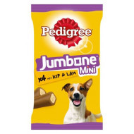 Pedigree Jumbone Mini met kip en lamsmaak hondensnack (160 gr) 4 x 160 g