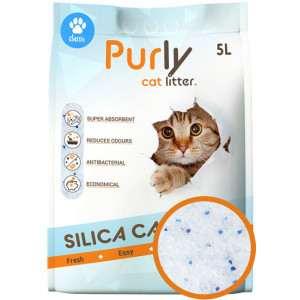 Purly silica kattenbakvulling Probeerpakket alle geuren (3 x 5 liter)