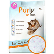 Purly silica kattenbakvulling Baby Powder 6 x 5 liter (13,2kg)