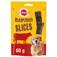 Pedigree Ranchos Slices met rund hondensnack (60 g) 6 stuks