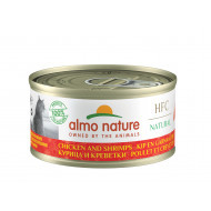 Almo Nature HFC Natural kip met garnalen natvoer kat (70 g) 12 x 70 g