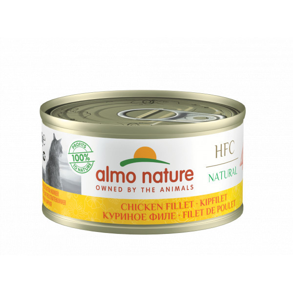 Almo Nature HFC Natural kipfilet natvoer kat (70 g) 6 x 70 g