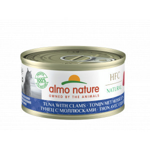 Almo Nature HFC Natural tonijn met mosselen natvoer kat (70 g) 6 x 70 g