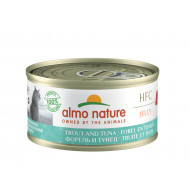 Almo Nature HFC Jelly forel en tonijn natvoer kat (70 g) 18 x 70 g