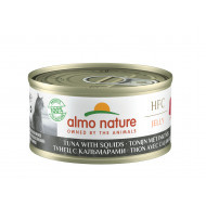 Almo Nature HFC Jelly tonijn met inktvis natvoer kat (70 g) 6 x 70 g