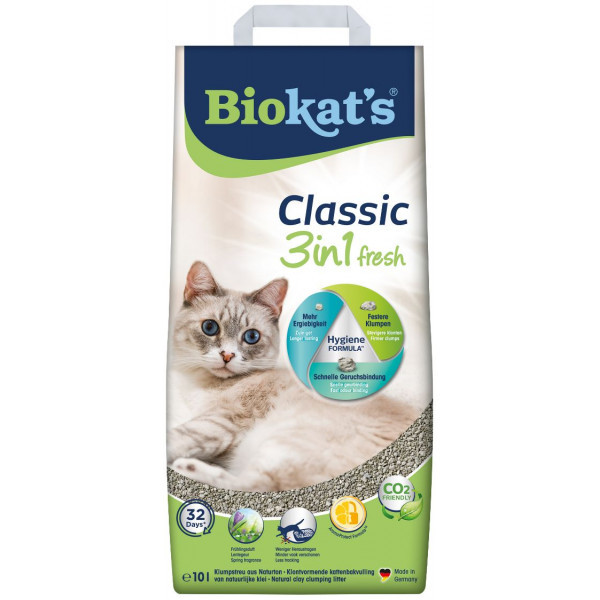 Biokat&apos;s Classic Fresh kattenbakvulling 2 x 10 liter