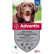 Advantix 400/2000 voor honden van 25 tot 40 kg 5 x 4 pipetten