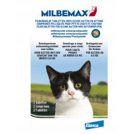 Milbemax ontwormingstabletten kleine katten en kittens 16 tabletten