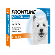 Frontline Spot-on hond S / 2 - 10 kg 4 pipetten