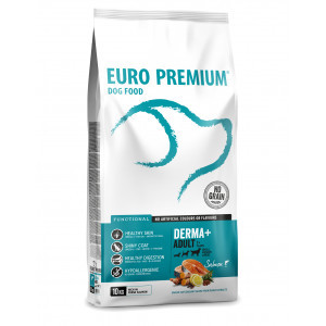 Euro Premium Grainfree Adult Derma+ Salmon & Potato hondenvoer 2 x 2 kg