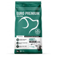 Euro Premium Adult Medium w/Lamb & Rice hondenvoer 12 kg