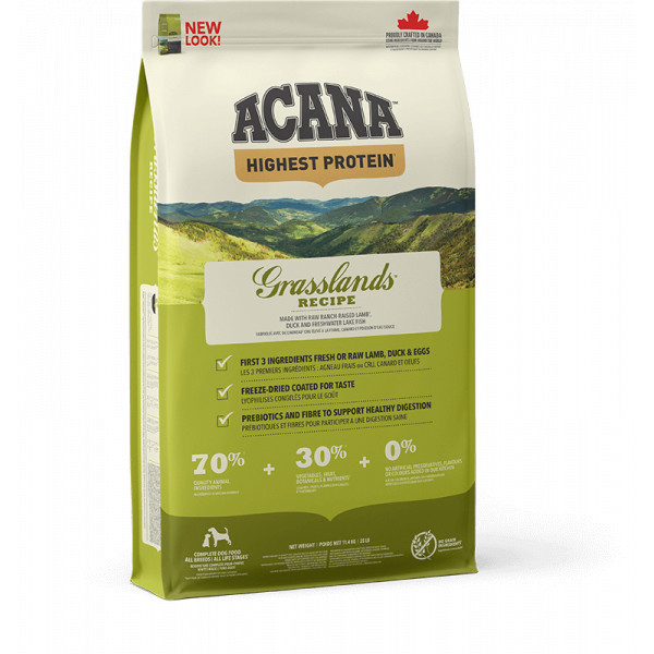 Acana Highest Protein Grasslands hondenvoer 11,4 kg