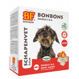 BF Petfood Schapenvet Mini Bonbons met zalm 3 verpakkingen