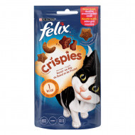 Felix Crispies met rund- & kipsmaak kattensnack Per 8