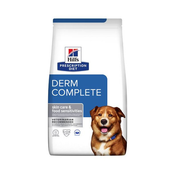 Hill&apos;s Prescription Diet Derm Complete Skin Care & Food Sensitivities 12 kg