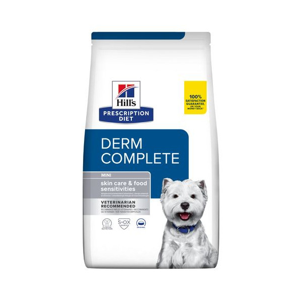 Hill&apos;s Prescription Diet Derm Complete Mini Skin Care & Food Sensitivities hondenvoer 6 kg