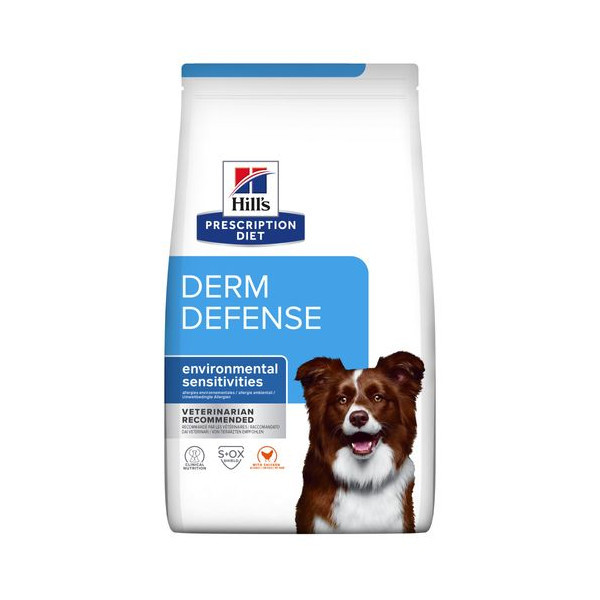 Hill&apos;s Prescription Diet Derm Defense Environmental Sensitivities hondenvoer met kip 2 x 12 kg