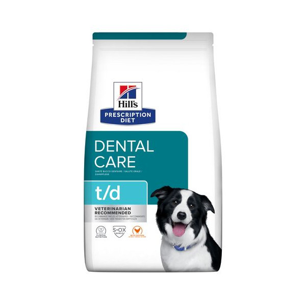 Hill&apos;s Prescription Diet T/D Dental Care hondenvoer met kip 10 kg