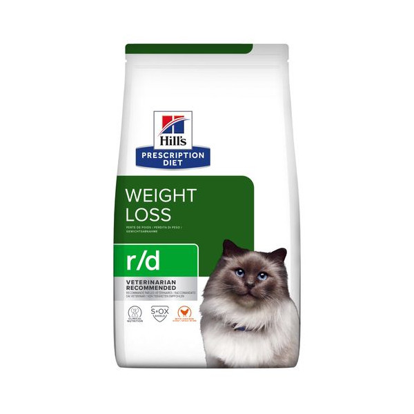 Hill&apos;s Prescription Diet R/D Weight Loss kattenvoer met kip 3 kg