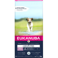 Eukanuba Puppy & Junior S/M graanvrij zeevis hondenvoer 2 x 3 kg