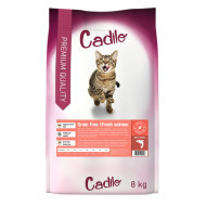 Cadilo Adult w/Fresh Salmon - premium graanvrij kattenvoer 8 x 2 kg