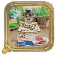 Stuzzy Paté met tonijn kattenvoer 100 gr. 4 trays (128 x 100 g)