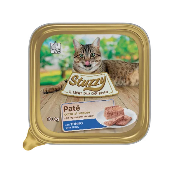 Stuzzy Paté met tonijn kattenvoer 100 gr. 1 tray (32 x 100 g)