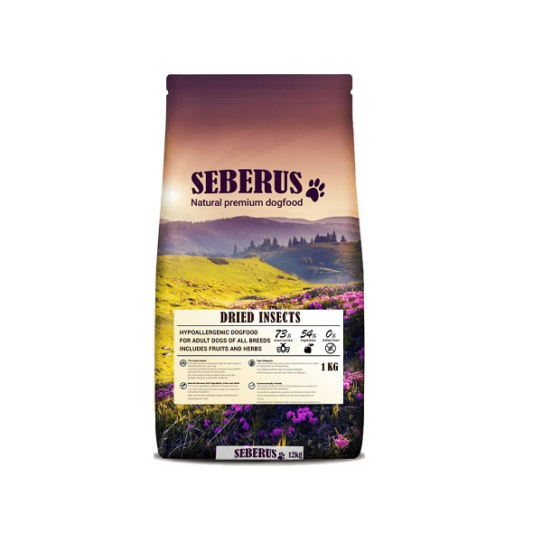 Seberus Dried Insects - duurzamer graanvrij hondenvoer 4 kg