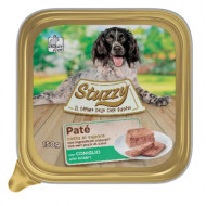 Stuzzy Paté met konijn hondenvoer 150 gr. 1 tray (22 x 150 g)