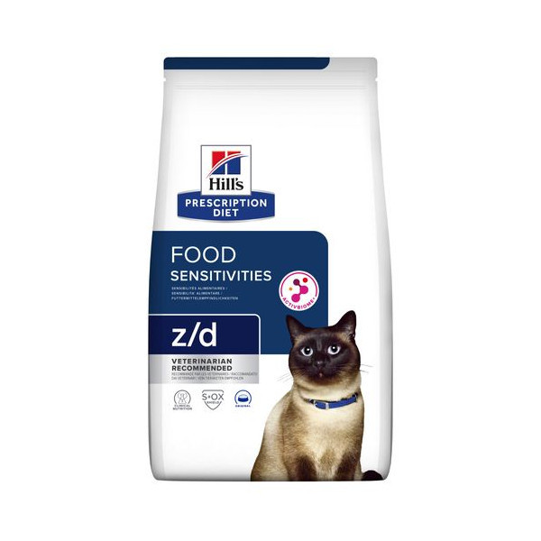 Hill&apos;s Prescription Diet Z/D Food Sensitivities kattenvoer 3 x 6 kg