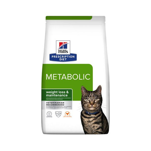 Hill&apos;s Prescription Diet Metabolic Weight Management kattenvoer met kip 8 kg