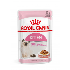 Royal Canin Kitten natvoer in gravy (85 g) 4 dozen (48 x 85 g)