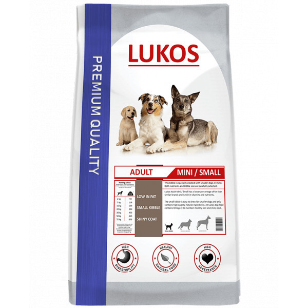 Lukos Adult Mini/Small - premium hondenvoer 4 kg