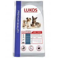 Lukos Puppy & Junior Mini/Small - premium hondenvoer 2 x 4 kg