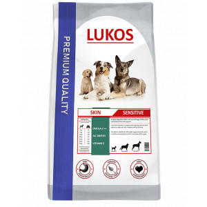 Lukos Skin Sensitive - premium hondenvoer 2 x 12 kg