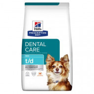 Hill&apos;s Prescription Diet T/D Mini Dental Care hondenvoer met kip 3 x 3 kg