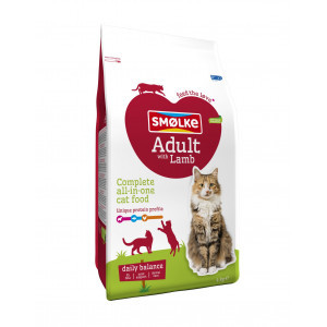 Smølke Adult met lam kattenvoer 2 x 4 kg