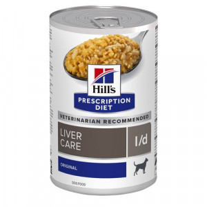 Hill&apos;s Prescription Diet L/D Liver Care nat hondenvoer blik 4 trays (48 x 370 g)