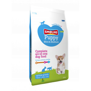 Smølke Puppy Mini-Medium hondenvoer 2 x 3 kg