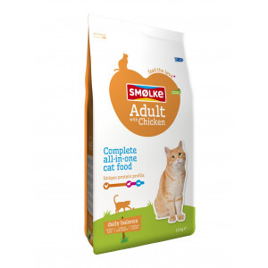 Smølke Adult met kip kattenvoer 4 kg