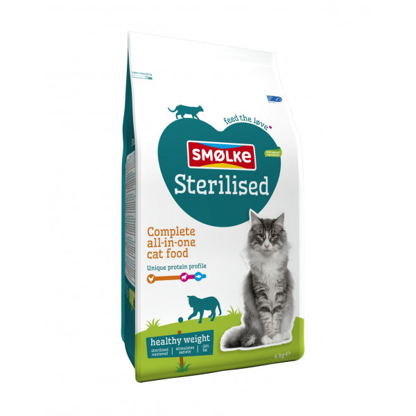 Smølke Sterilised kattenvoer 4 kg