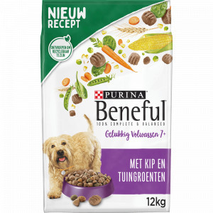 Beneful Gelukkig Volwassen 7+ hondenvoer 2 x 12 kg