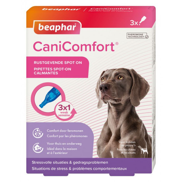 Beaphar CaniComfort Spot-On hond 3 x 3 pipetten