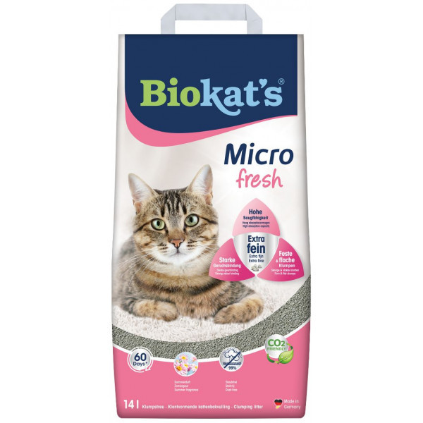 Biokat&apos;s Micro Fresh kattenbakvulling 14 liter