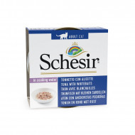 Schesir Tonijn en kleine Ansjovissen natural style 4 trays (56 x 85 g)