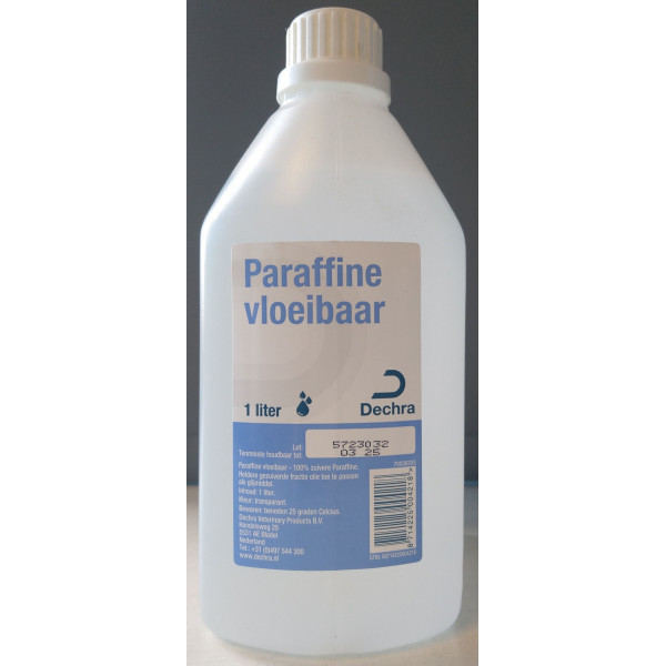 Paraffine vloeibaar voor hond, kat en paard 3 x 1 liter