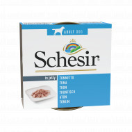 Schesir tonijn natvoer hond 1 tray (10 x 150 g)