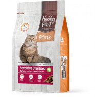 HobbyFirst Feline Sensitive Sterilised met kalkoen kattenvoer 4,5 kg