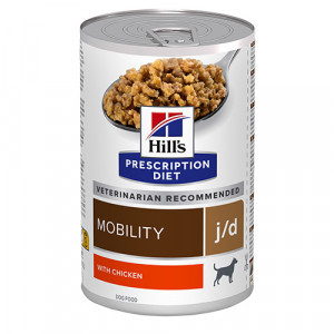 Hill&apos;s Prescription Diet J/D Mobility nat hondenvoer met kip blik 4 trays (48 x 370 g)